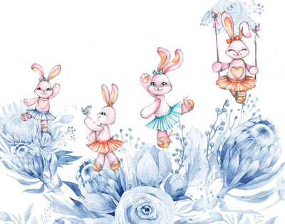 Дизайнерские обои Wall Street Rabbit Room