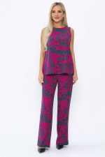 Костюм Стильный акцент (малиново-зеленый) К13906-25М LT Collection