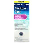 Bausch + Lomb, Физиологический раствор, для чувствительных глаз, 355 мл (12 жидк. унц.)