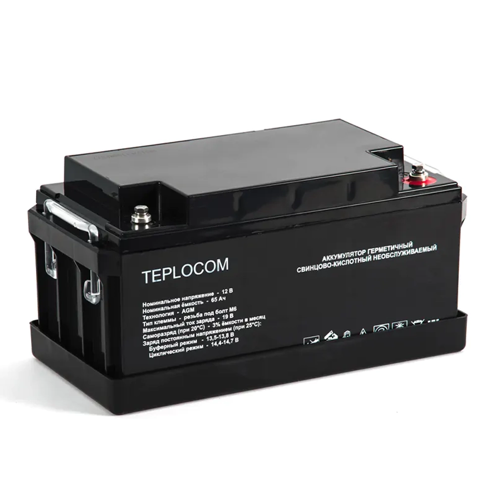 TEPLOCOM Solar 800, 65Ач источник бесперебойного питания и акб, 12385