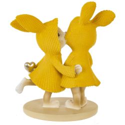 GAEM Фигурка декоративная "Зайцы", L10 W5 H14 см