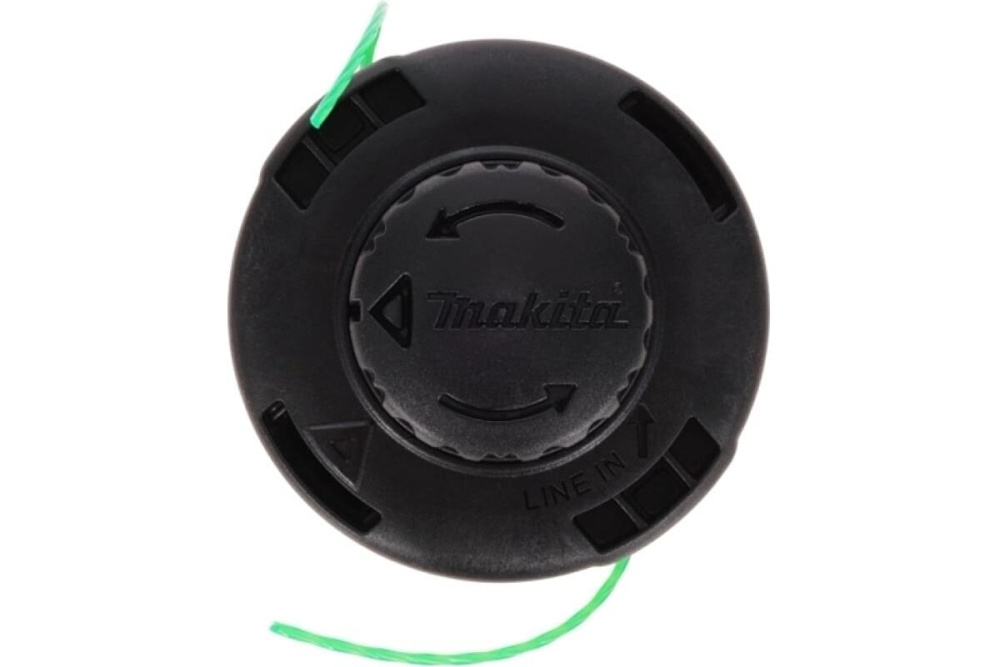 Триммерная головка полуавтоматическая M8x1.25RH, диаметр лески 2 мм быстрая намотка Makita