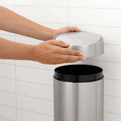 Ведро Brabantia Slide Bin 5л матовое стальное снятие крышки