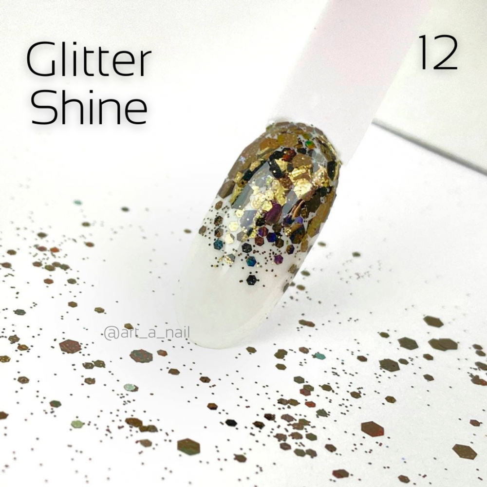 ART-A Глиттер Shine 12