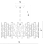 Подвесная люстра Divinare MEDEA 1684/01 LM-10