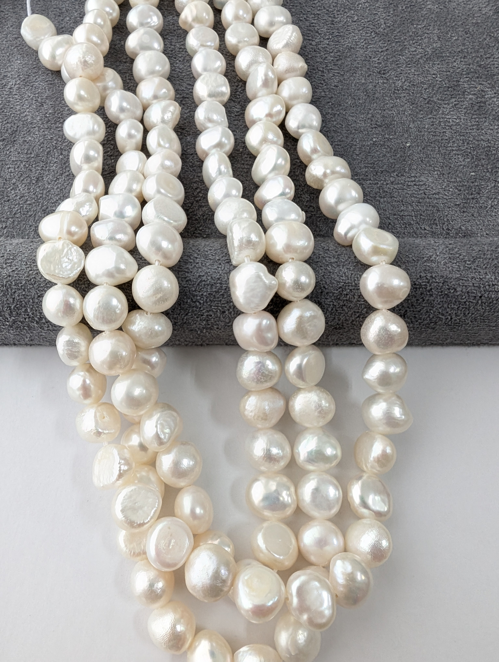 Жемчуг натуральный фриформ 7-8мм