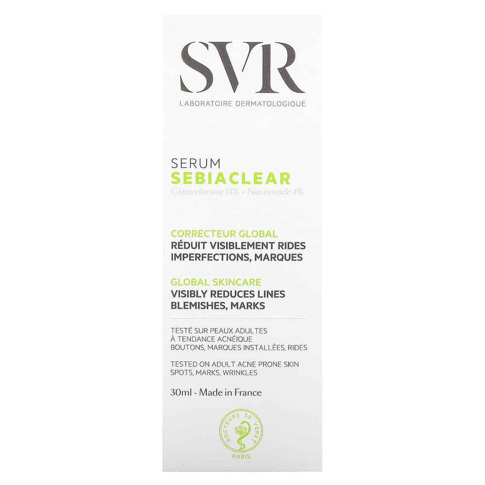 SVR, Sebiaclear, сыворотка, 30 мл (1 жидк. унция)