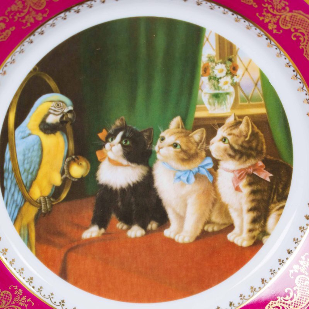 Декоративная тарелка «Внимательные слушатели»