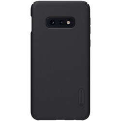 Тонкий жесткий чехол черного цвета от Nillkin для Samsung Galaxy S10e, серия Super Frosted Shield