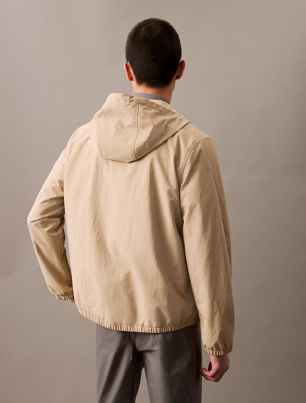Куртка Calvin Klein Crinkle Nylon Windbreaker Crockery