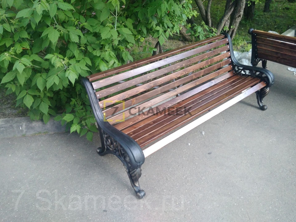 Скамейка парковая «Москва» (2,5 м лиственница)