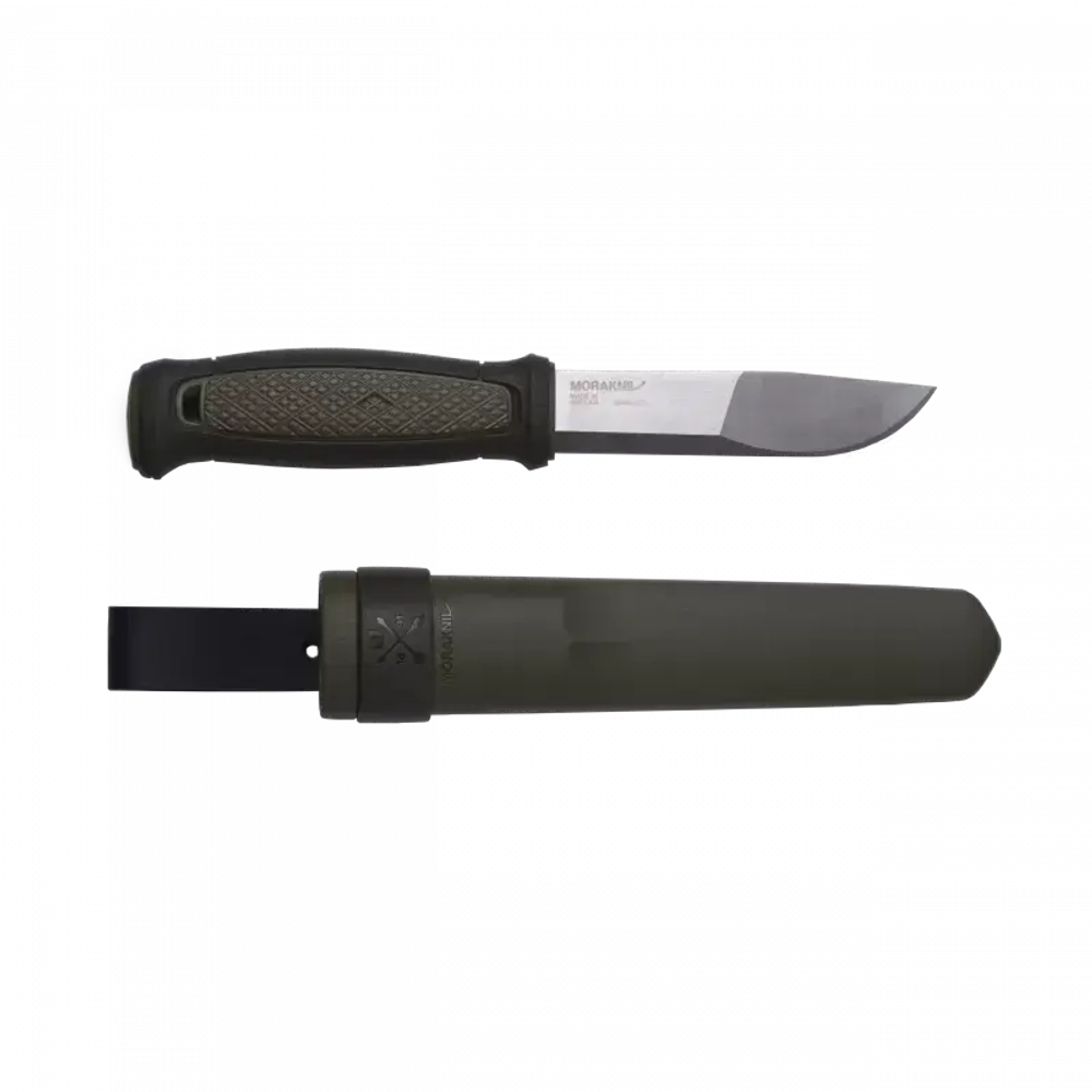 Нож Morakniv Kansbol, чёрный/зелёный
