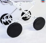 4940718 Чехлы на колеса коляски, d=32 см., 4 шт., оксфорд