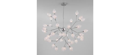 Люстра подвесная 547 серебро Boccio Bogate's.