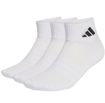 Теннисные носки Adidas Cushioned Sportswear Ankle 3P - white/white/black