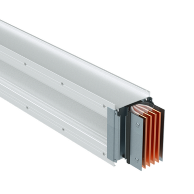 Секция прямая без точек отвода L=500-2999мм, Cu, 3P+N+Pe+Fe, 2000А, IP55