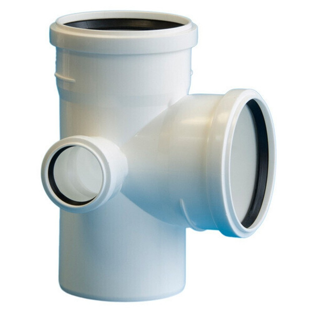 Крестовина Политэк Пайп двухплоскостная 110х110х50/87,5гр. для бесш. кан-и ПП правая (25)