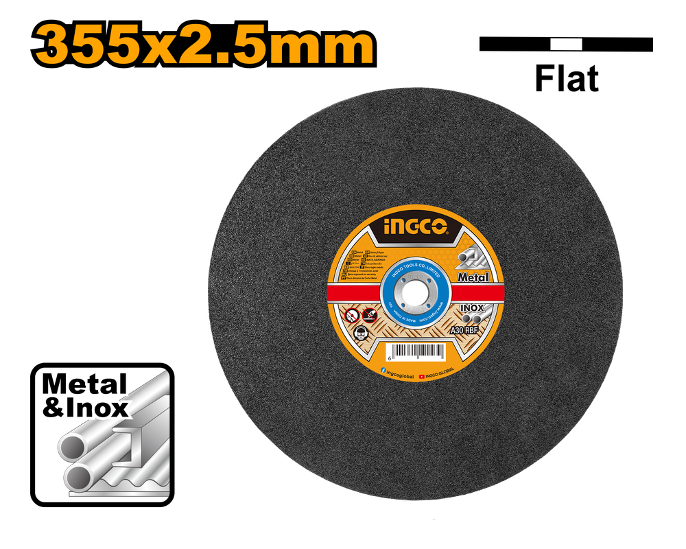 Круг отрезной по металлу INGCO MCD253551 355x2.5x25.4 мм Metal