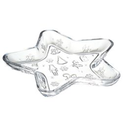 БЛЮДО СЕРВИРОВОЧНОЕ "ЩЕЛКУНЧИК" В ФОРМЕ ЗВЕЗДЫ, 21*21*2,5 СМ