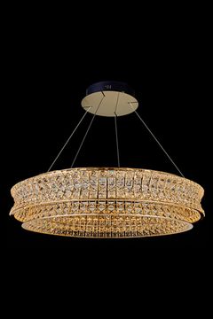 Подвесная люстра LED 80W 3200К LE3008/800 GD золото Aurelie Leon