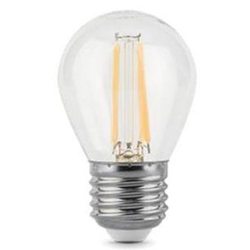 Лампа ступенчатого диммирования Gauss LED Filament Globe E27 7W 2700K step dimmable 105802107-S