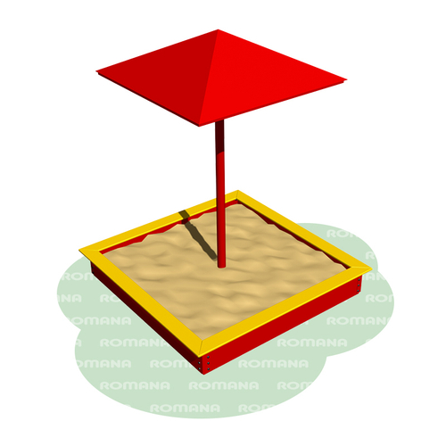 Песочница с крышей Romana 109.01.05