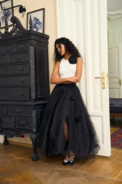 Топ-майка с розой