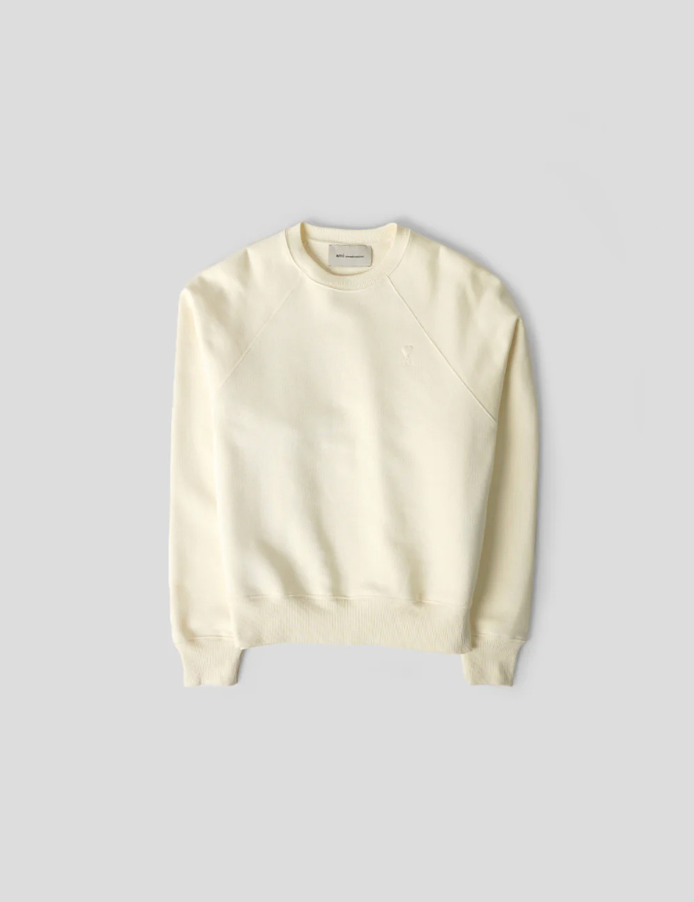 Свитшот AMI PARIS "Blanc Creme"