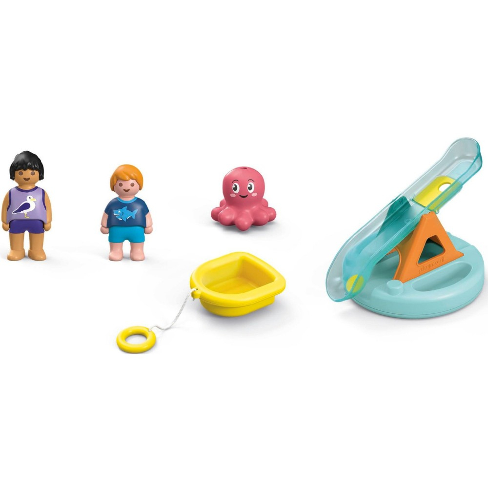 Playmobil - Junior Aqua Плавающий остров с горкой 71687
