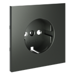 Накладка для розетки с заземлением, S70 (титан)