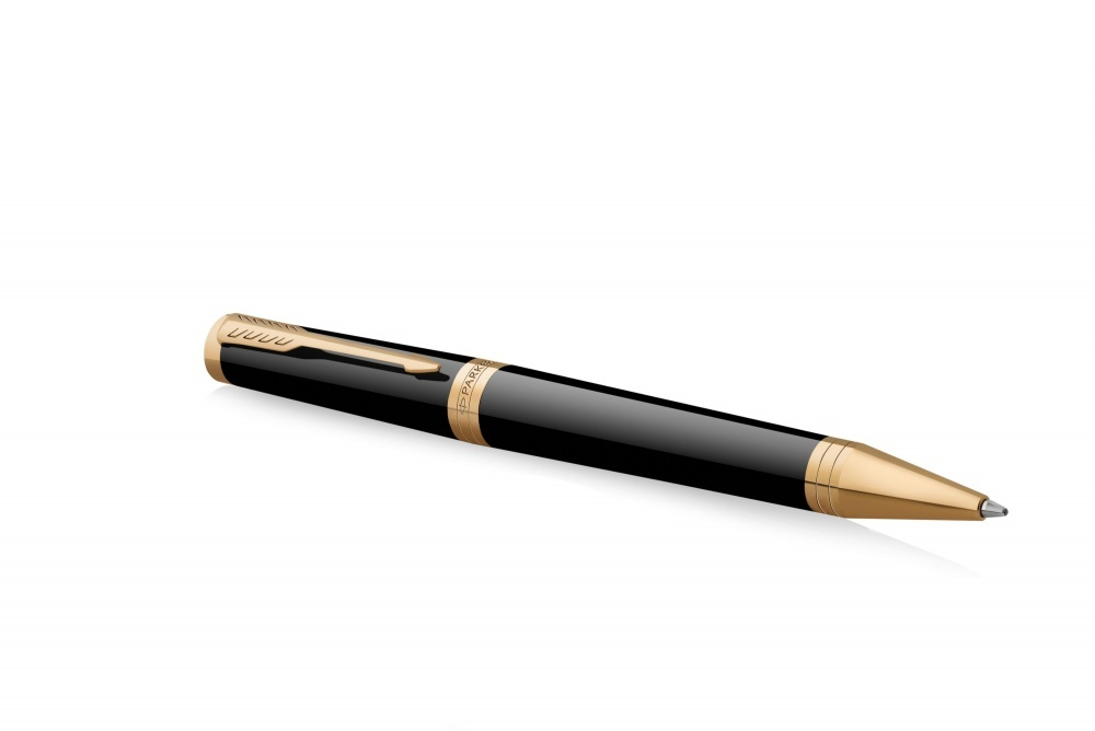 Шариковая ручка Parker "Ingenuity Black GT" стержень: M, цвет чернил: black, в подарочной упаковке.