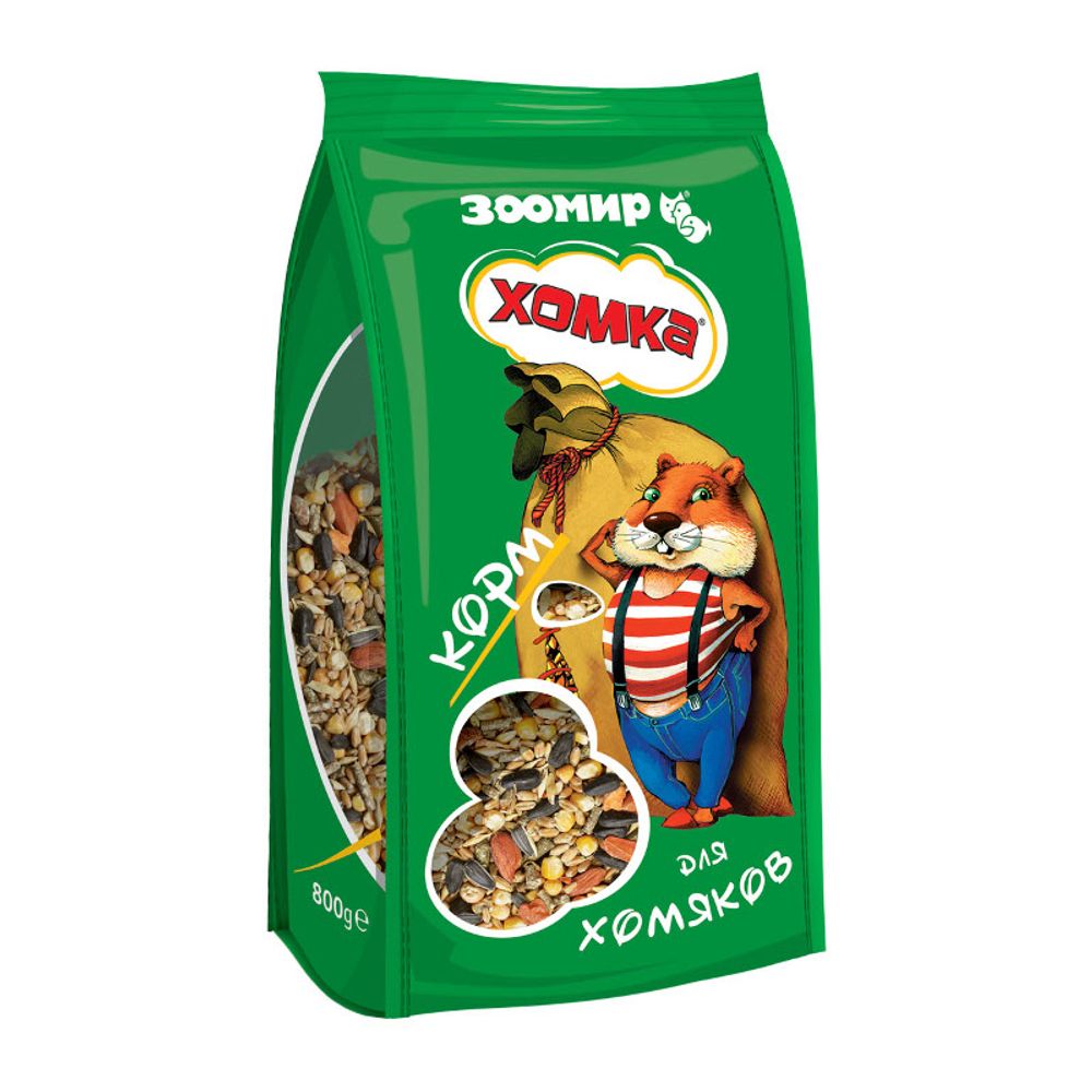 ЗООМИР Хомка корм для мелких грызунов 800 гр