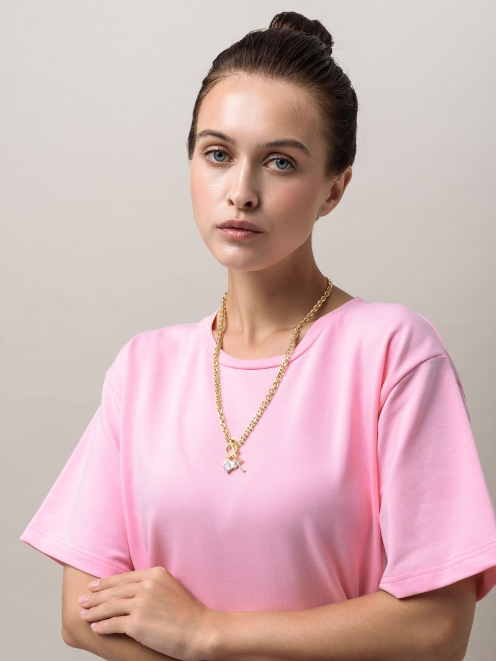 Колье "White Soul" Gold