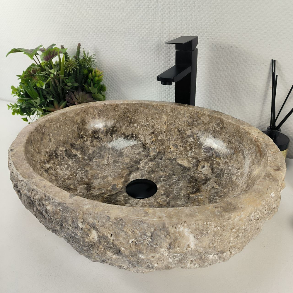 Раковина из оникса Erozy Grey EO-64281 52*43*15 0156