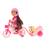 Кукла тип модница с аксесс. коробка 4606