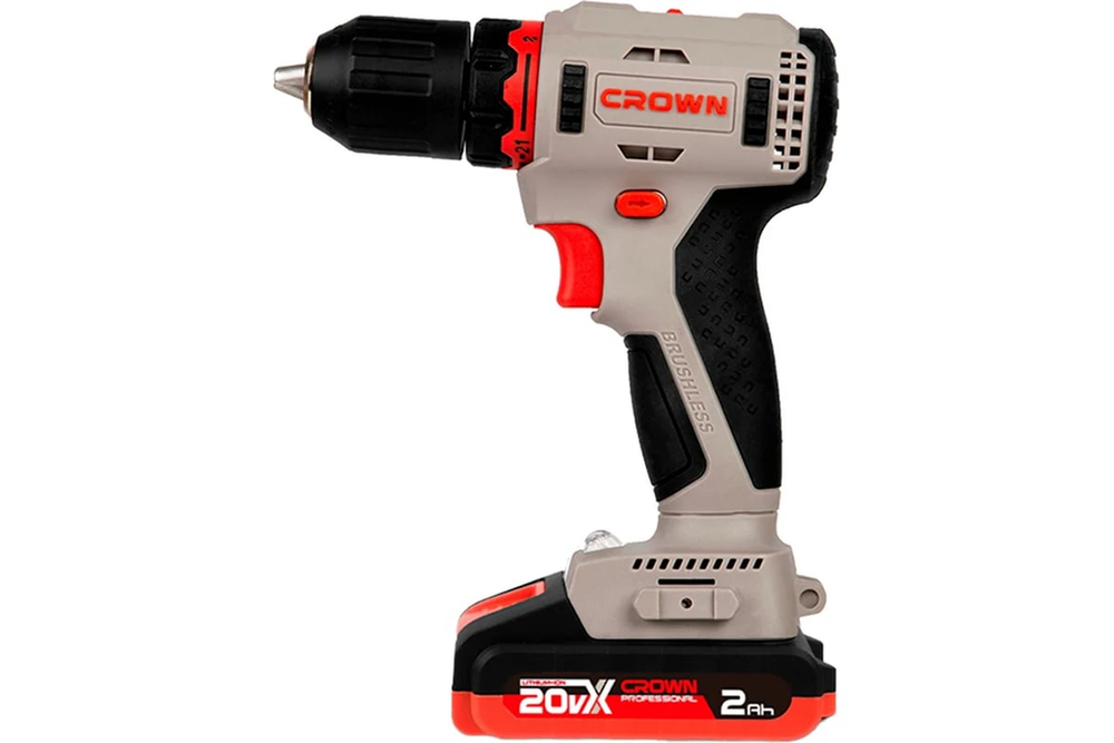 Аккумуляторный шуруповерт Crown bl CT21091HX-2 BMC