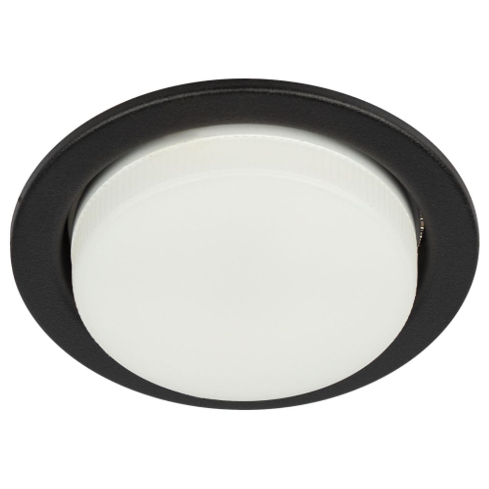 Светильник встраиваемый ЭРА KL70 SBK под лампу GX53 черный | Встраиваемые светильники Для ламп GX53