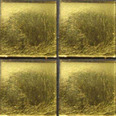 Мозаика Gold 10.FOGL формованное желтое  гладкое