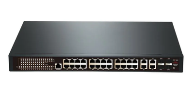 PND-M24GP-4G4F (400W) Управляемый 28 портовый L2 коммутатор с поддержкой PoE