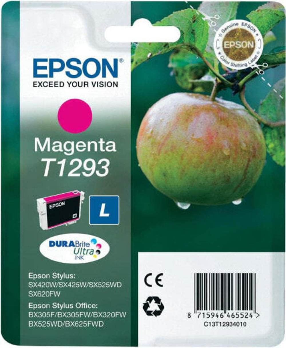 Epson Apple Singlepack Magenta T1293 DURABrite Ultra Ink C13T12934011