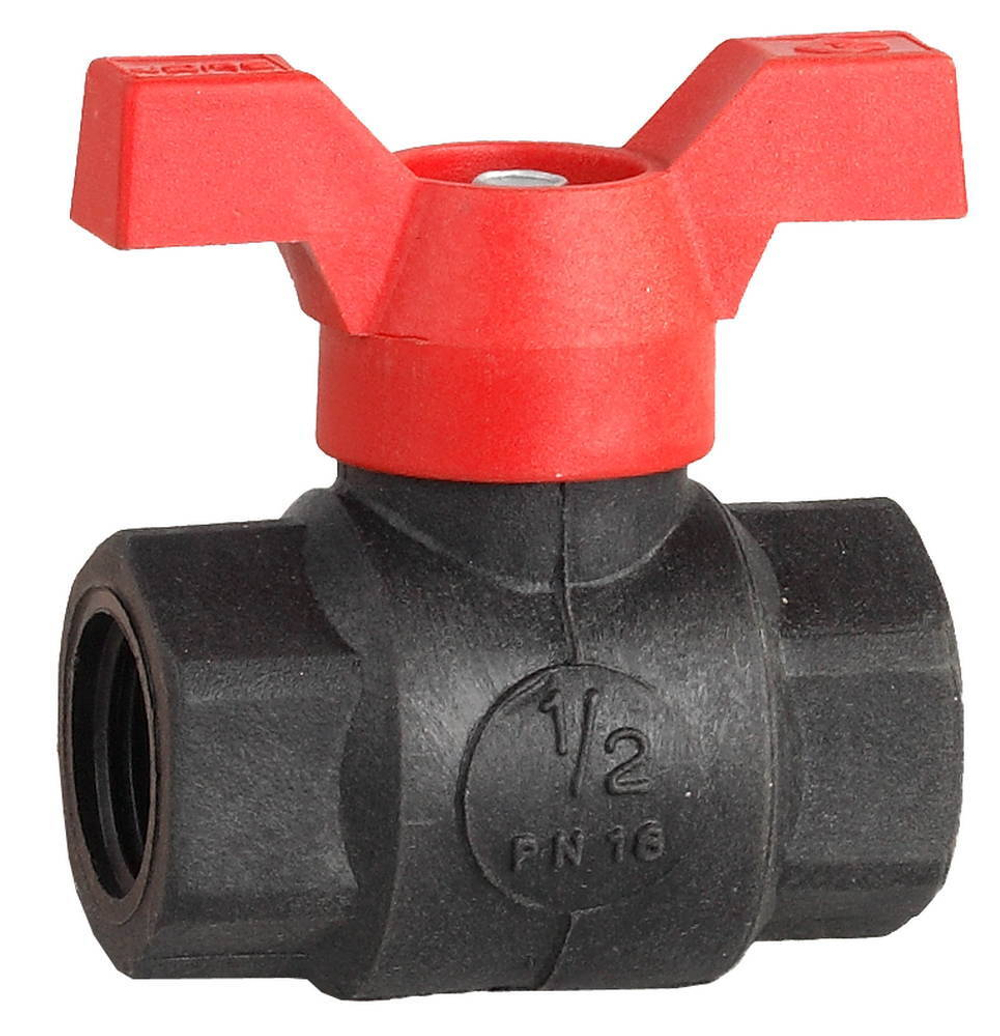 ЗУБР d 1/2″, ″мама-мама″, шаровой кран (4-51523-P-1/2)