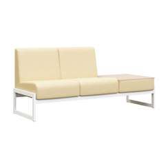 Module Диван двухмест. столик унив. MD.D2-ST2 Oregon 11/Акация Лорка/Металл Белый 1855*700*800