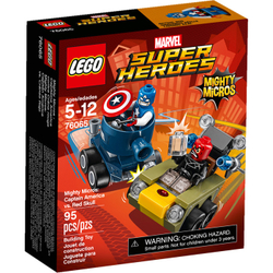 LEGO Super Heroes: Капитан Америка против Красного Черепа 76065 — Mighty Micros: Captain America vs. Red Skull — Лего Супергерои Marvel Марвел DC Comics комиксы