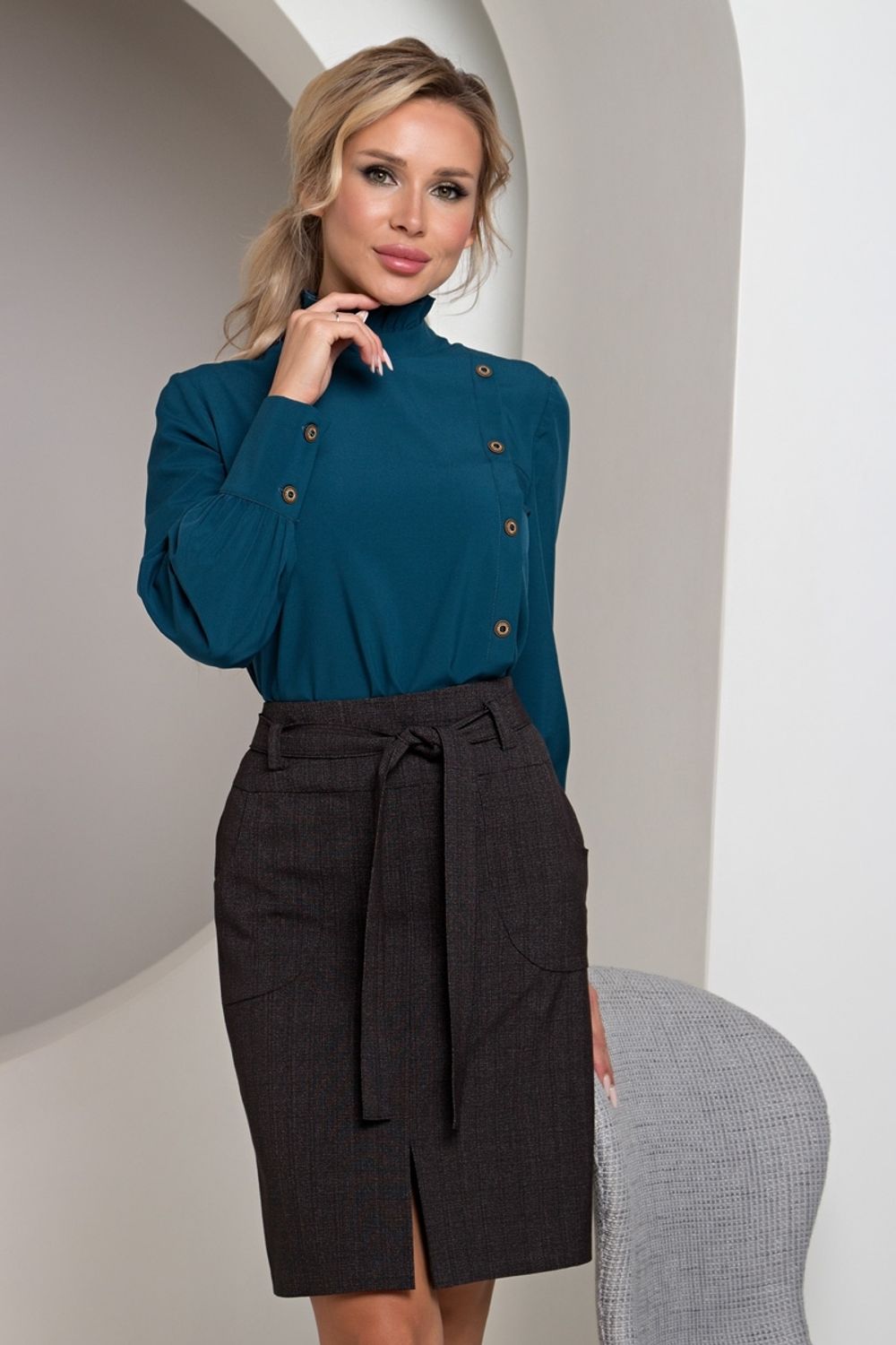 Юбка Карандаш с карманами №8 Valentina