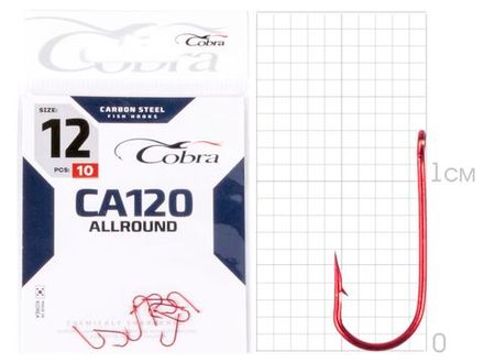 Крючки Cobra ALLROUND сер. CA120 разм. 018 10шт.