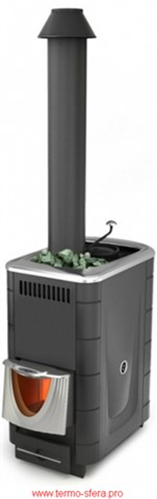 Печь для бани Скоропарка 2017 Inox ДН КТК Б антрацит