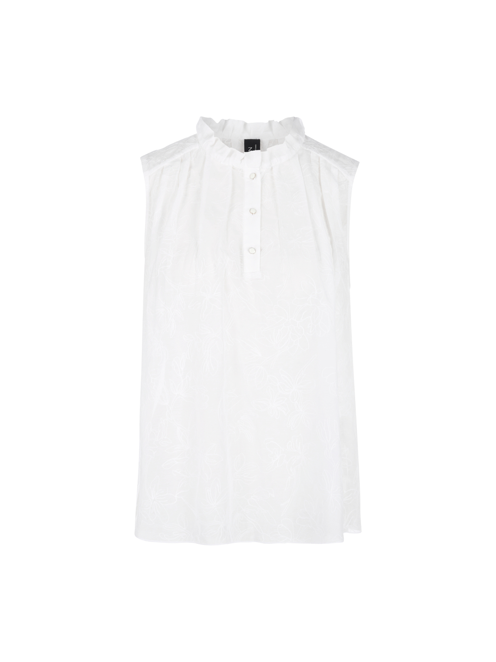 Блузка из хлопка и шелка