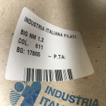 BIG - Industria Italiana Filati; 100% шерсть овечья; 120м/100гр; col.611 черный; S703