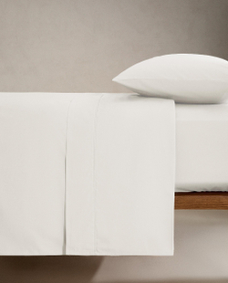Простыня на резинке Zara Home перкаль, хлопок 100%, однотонный, 0030/095
