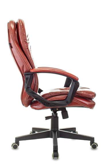 Кресло руководителя Бюрократ T-9950LT коричневый Boroko-37 эко.кожа крестов. пластик